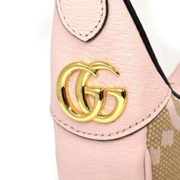 Gucci Ophidia Shoulder Bag UKMBG Pink Beige Jumbo GG Canvas - Picture 7 of 9